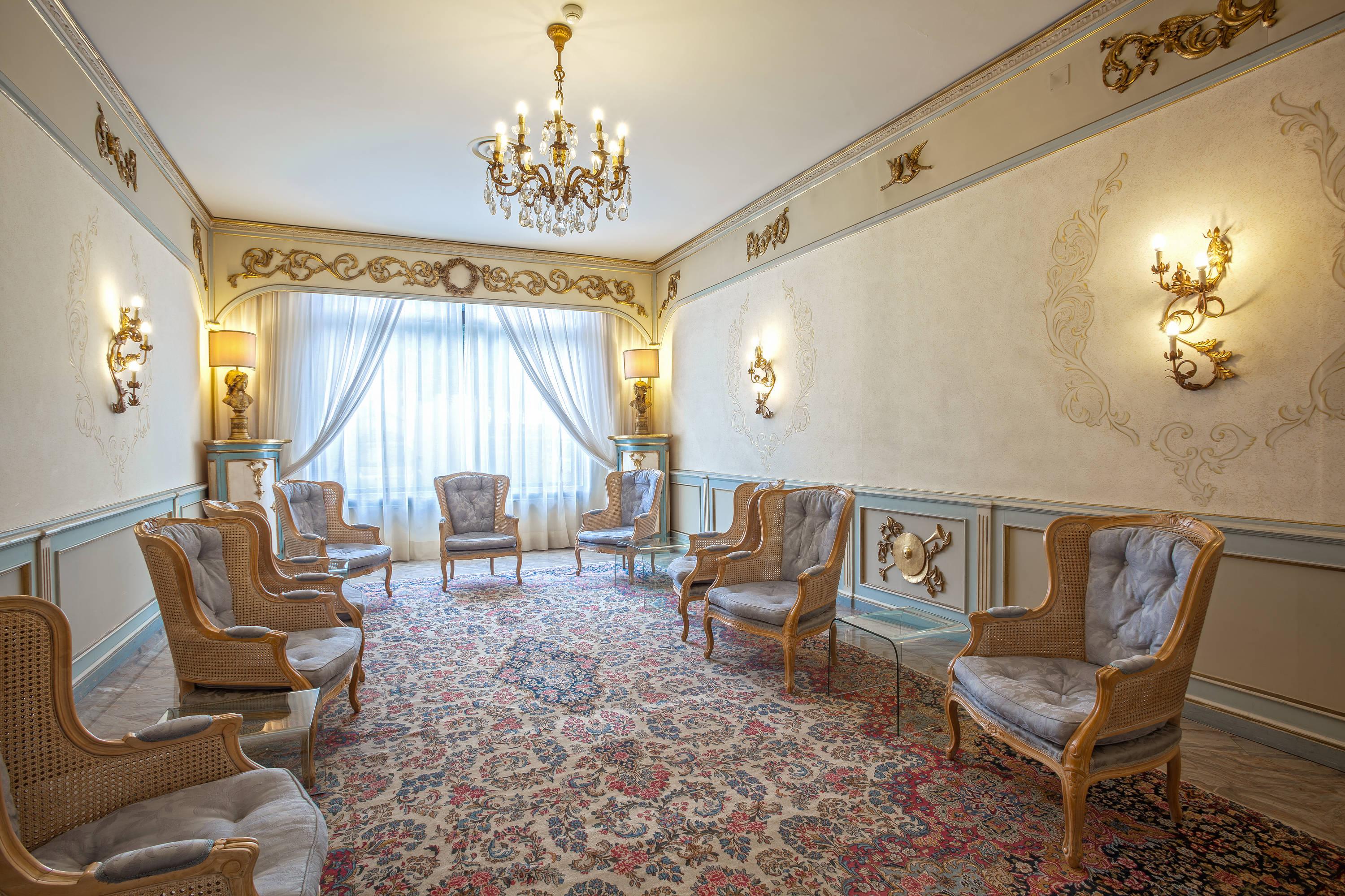 Abano Ritz Hotel Terme Abano Terme Esterno foto The waiting room